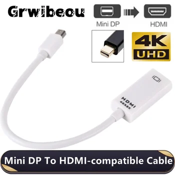 Grwibeou 4K Mini DP-совместимый Конвертер Thunderbolt 2 Mini Displayport-Кабель-адаптер HDMI для Apple MacBook Air Pro