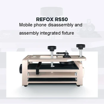 Refox Rs50 2 В 1 Устройство для открывания мобильного телефона, Зажимное приспособление, Разборка экрана, Снятие задней стеклянной крышки, инструменты для ремонта, удерживающие давление