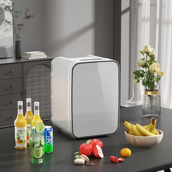 Автомобильный Холодильник объемом 20 л с Цифровым Дисплеем Для Хранения Продуктов Питания в Холодильнике Оптом и в розницу Косметический Холодильник Подарочный Холодильник