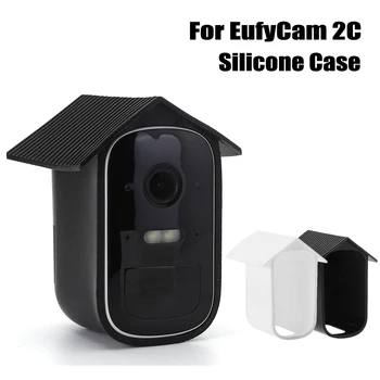 Водонепроницаемый силиконовый чехол для наружной камеры безопасности, защитный чехол, устойчивая к ультрафиолетовому излучению, царапинам кожа для EufyCam 2C