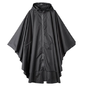 Дождевое Пончо, Ветрозащитная Куртка-пончо, Пальто, Водонепроницаемый Плащ С Капюшоном Для Взрослых С Карманами