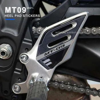 Мотоциклетные 3D наклейки из смолы, защитные накладки на пятки ДЛЯ Yamaha Mt-09 Mt09 Sp 2021-2023