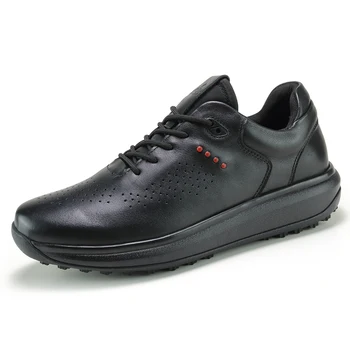 Мужская кожаная обувь для гольфа, мужская нескользящая высококачественная уличная обувь для тренировок в гольф, размер 40-47