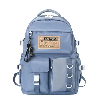 Рюкзак для студентов колледжа, женская школьная сумка для подростков, девочек, мальчиков, большой емкости, школьный рюкзак для отдыха в кампусе, Корейский